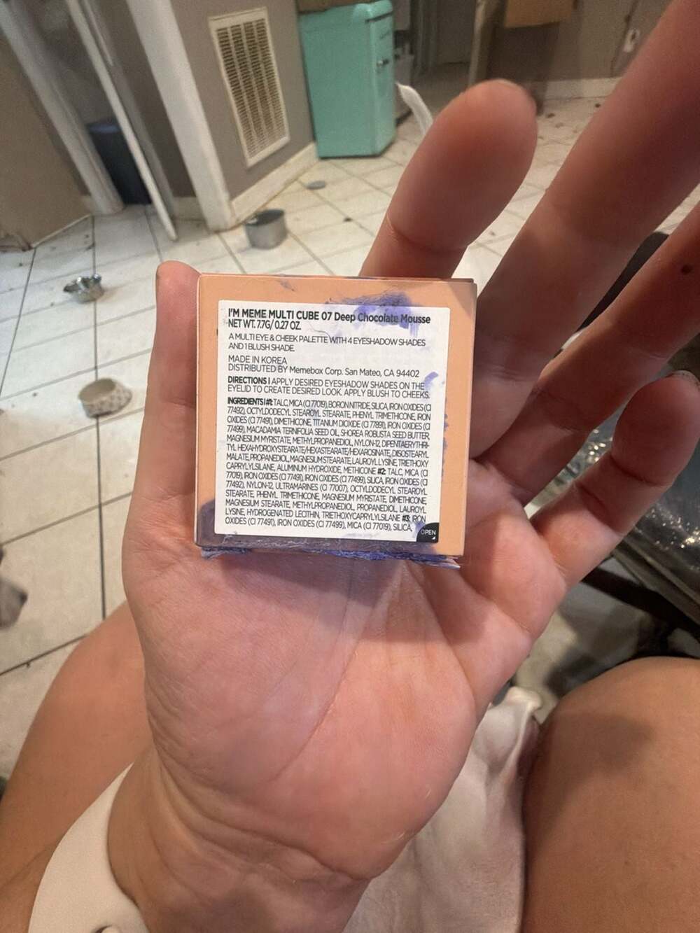 I’m Meme Multi Cube 07 Deep Chocolate Mousse Eye & Cheek Palette